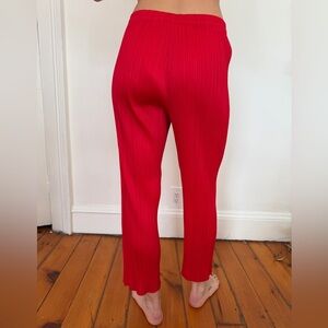 Pleats please issey miyaki classic  Red Women's Pants